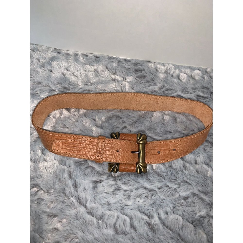 Leather Belt  Tan  Womens Size Small  31"